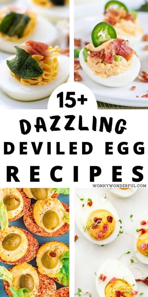 Deviled Egg Garnish Ideas, Sheet Pan Deviled Eggs, Deviled Eggs Thanksgiving Appetizers, Deviled Eggs Fancy Ideas, Asian Style Deviled Eggs, Deviled Eggs That Look Like Tulips, Special Deviled Eggs, Duck Deviled Eggs, Deviled Egg Sandwich Recipes