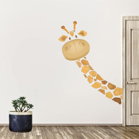 Tv Wanddekor, Giraffe Decal, Giraffe Room, Giraffe Fabric, Room Wall Painting, Animal Wall Decals, Baby Room Wall, Fabric Wall Decals, Tv Wall Decor