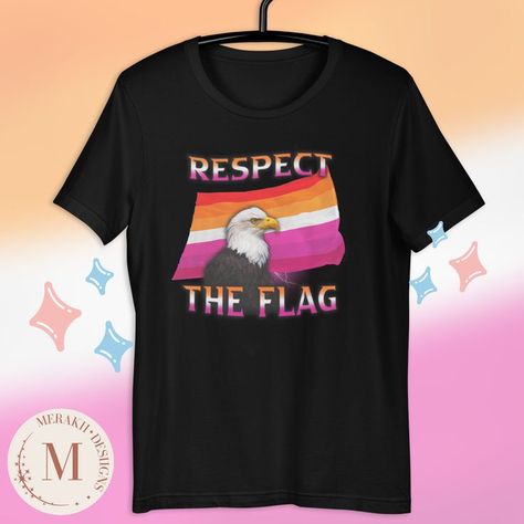 Lesbian Shirt, Pin Bracelet, Flag Pride, Eagle Flag, Lesbian Flag, Pride Flags, Vintage Aesthetic, Staple Pieces, Nicaragua