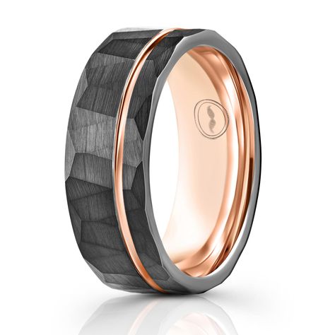 PRICES MAY VARY. INCLUDED IN EVERY PURCHASE: Gentlemen's Bands premium grade wedding bands for men ship in a beautiful, modern walnut display box and include a leather drawstring pouch and silicon activity band DURABLE: Tungsten carbide is 10 times stronger than gold – no tarnishing, scratches, or deformities, ever. Our rings are made to last forever, symbolic of your relationship BEAUTIFUL DESIGN & FUNCTION: The exquisite black tungsten brushed texture highlights the whiskey barrel wood with gu Leather Drawstring Pouch, Black Whiskey, Wedding Ring For Men, Tungsten Carbide Wedding Bands, Mens Rings Fashion, Tungsten Wedding Rings, Mens Engagement, Black Tungsten, Tungsten Wedding Bands