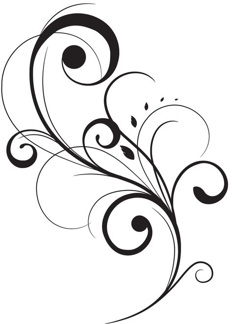 Swirly Tattoo Designs, Swirl Drawing, Swirl Tattoo Designs, Swirl Design Pattern, Swirl Tattoo, Swirl Art, Swirly Designs, Tattoo Patterns, Flower Drawing Design