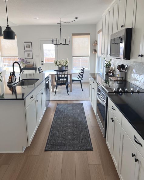 Kitchen Views + Details ✨ I'm on the hunt for a new kitchen runner rug & I'll hopefully be sharing that soon. I'm also sharing a few Amazon Spring Sale finds in stories this week, look out for those! 🙌🏼☺️ See anything you like? Comment "SHOP" for links and FOLLOW me @myaustinhaven for more! 🫶🏼 SAVE | SHARE | FOLLOW | LIKE 🏷️ home decor, living room, home styling, kitchen island, open concept home, pottery barn, west elm #amazonprime #primedeals #amazonspringsale #springsale #amazonfinds ... Small Home Open Concept, Kitchen Island Open Concept, Living And Kitchen Open Concept, Styling Kitchen Island, Open Concept Ideas, Kitchen Living Room Open Concept, Small Open Concept Kitchen Living Room, Small Kitchen Living Room, Redecorate Living Room