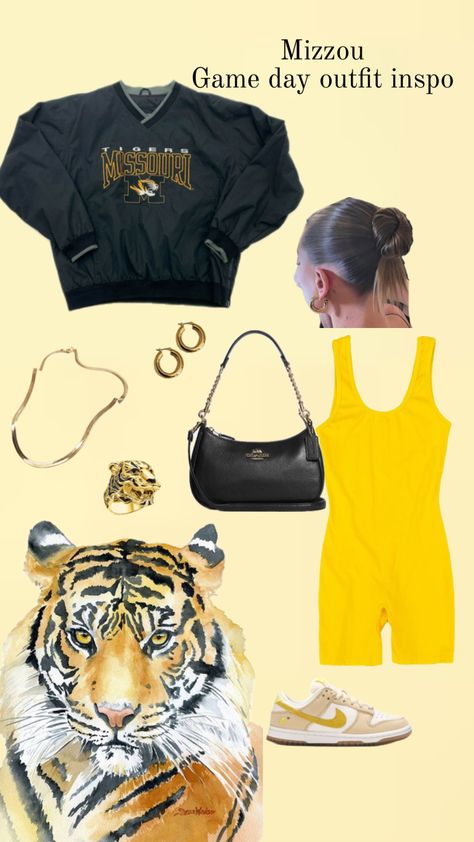 Mizzou gameday Mizzou Game Day, Mizzou Football, Football Game Outfit, Gameday Outfit, Gaming Clothes, Football Games, College Outfits, Fitness Inspo, Game Day