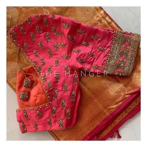 The Hanger on Instagram: “The wedding edit #bridalblouse #bridalblouses #bridalblousedesigns #bridalblousedesign #designerblouse #designerblouses…” Bride Blouse Designs Bridal, Model Blouses, Aari Blouses, Blouse Tassels, Blouses Work, Blue Blouse Designs, Wedding Edit, Blouse Works, Latest Blouse Designs Pattern