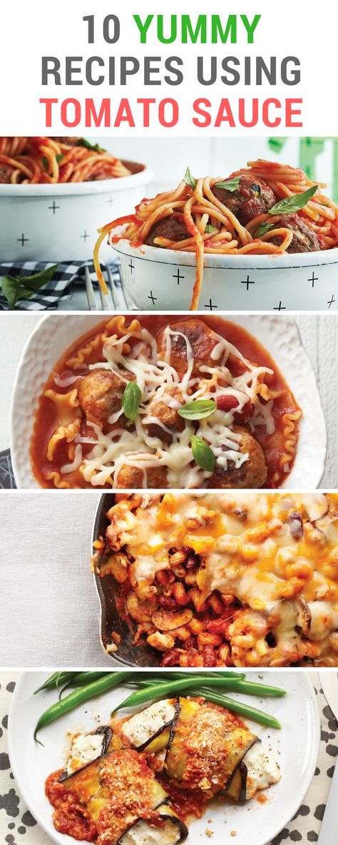 Recipes With Tomato Sauce Healthy, Tomato Puree Recipes Dinners, Canned Tomato Sauce Uses, Tomatoe Sauce Based Recipes, Dishes With Tomato Sauce, Recipes Using Tomato Puree, Recipes With Tomato Sauce Dinners, Recipes Using Passata Sauce, Recipes With Passata