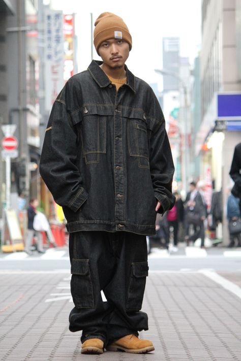 Japanese Hip Hop Aesthetic, Bboy Hip Hop Outfits, Hiphop Style Mens, 90s Hiphop Outfit, Hiphop Style Outfits, 90s Hiphop Style, Mecca Jeans, Lazy Aesthetic, Hiphop Outfit