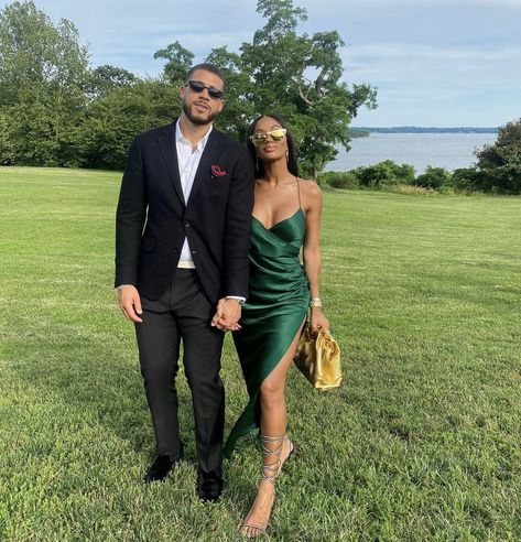 Wedding Guest Couple Outfit, Declan And Iris, Iris Kane, Wedding Guest Couple, Lauren Asher Aesthetic, Marilyn Melo, Party Dress Codes, Lauren Asher, Interracial Wedding