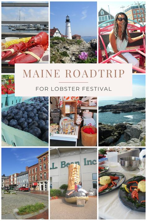 Check out my adventures on an EPIC Maine roadtrip, including Lobster Festival. Low deposit options available on Maine flights + hotel. #MaineRoadTrip #maine #travelagentdiary #travelagent #visitmaine #mainetravel #themaineattraction #MaineLobsterFestival Maine Roadtrip, Lobster Festival, Maine Lobster Festival, Lobster Fest, Maine Road Trip, Famous Lighthouses, Freeport Maine, Port Area, Visit Maine