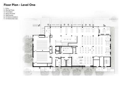 DC Public Library – Southwest Library | Perkins&Will | World Design Awards 2021 – The Architecture Community Public Library Architecture Plan, Public Library Design Architecture, Public Library Design Plan, Library Floor Plan Architecture, Library Interior Design Public, Library Plan Architecture, Modern Library Architecture, Library Design Architecture Plan Layout, Public Library Architecture