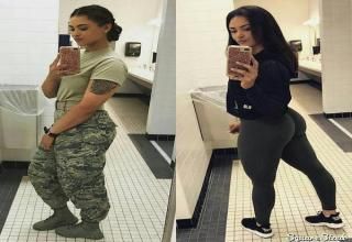 44 women who are badass in and out of uniform Women In Military, Army Women, Leder Outfits, Military Girl, Police Women, Female Soldier, Military Uniforms, Army Girl, Girls Uniforms