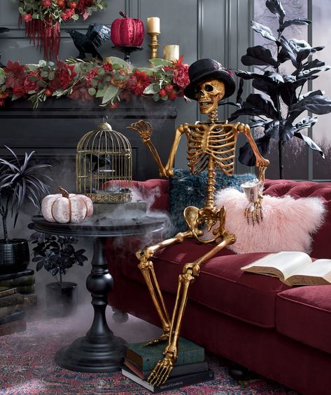 Creepy Hands With Lanterns, Set of Two | Best 2019 Halloween Decor at Grandin Road | POPSUGAR Home Photo 7 Grandin Road Halloween, Gold Skeleton, Pumpkin Topiary, Skeleton Decorations, Grandin Road, Creative Halloween Costumes, Halloween Home Decor, Outdoor Halloween, Halloween House