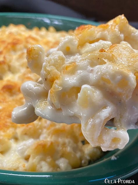 Pancetta Mac And Cheese, Macaroni And Cheese With Alfredo Sauce, Mac And Cheese Alfredo, Alfredo Mac And Cheese Baked, Ricotta Mac And Cheese Recipes, Mac And Cheese Recipe With Alfredo Sauce, Rigatoni Mac And Cheese, Mac And Cheese With Alfredo Sauce, Boursin Mac And Cheese