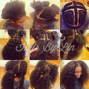 Vixen Sew in Vixen Crochet Braids, Vixen Sew In, Cabello Afro Natural, Sew In Hairstyles, Sew In Weave, Braid Patterns, 4c Natural Hair, Sew Ins, Sew In