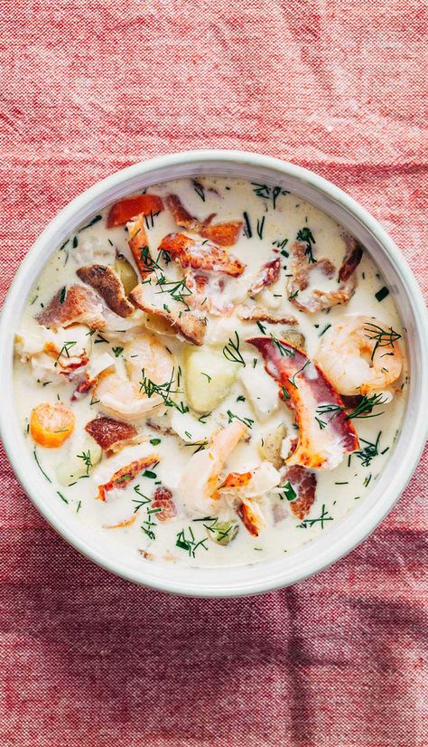 Chowder Soup Recipes, Seafood Chowder Soup, Seafood Soup Recipes, Chowder Recipes Seafood, Chowder Soup, Seafood Chowder, Seafood Stew, Frozen Seafood, Seafood Soup