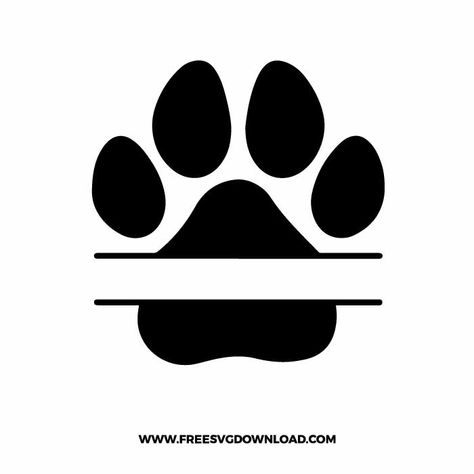 Dog Paw Logo, Paw Logo, Unique Monogram, Split Monogram, Dog Cuts, Punch Needle Patterns, 3d Svg, Butterflies Svg, S Monogram