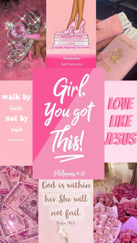 Cute Girly Lock Screen Wallpaper, Lock Screen Wallpaper Aesthetic Inspirational, I Love My Followers, Girly Affirmation Wallpaper, God Did Wallpaper Iphone, Cute Wallpaper For Phone Girly, Lock Screen Wallpaper Iphone Cute Pink, Lock Screen Affirmations Aesthetic, Cute Wallpapers For Phone Lock Screen