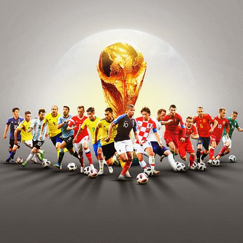 Football Collage on Behance Football Collage, Football Youtube, Collage Football, Football Artwork, Football Fever, World Cup Russia 2018, Football Images, Sport Poster Design, Football Poster