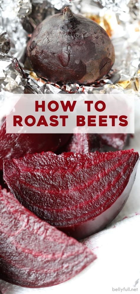 Oven roasted beets have a tender texture and sweet, rich flavor. They’re super easy to make and such a great addition to so many recipes! #roastedbeets #roastedbeetsoven #howtoroastbeets Beet Roasted Recipes, Roasted Pickled Beets, Beets In Oven Recipe, Easy Roasted Beets, Oven Roasted Beets Recipes, Fresh Beets Recipe Roasted, How To Make Beets In The Oven, How To Cook Beets In Oven, Baked Beets In Oven