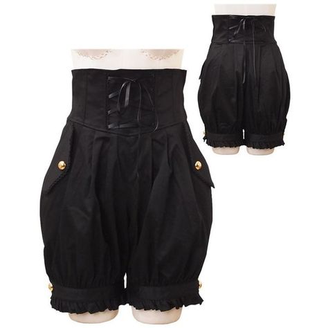 Ouji Shorts, Pirate Shorts, Pirate Pants, Moda Steampunk, Ouji Fashion, Corset Costumes, Diy Shorts, Shorts Pants, Other Outfits