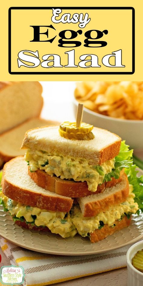 Egg Salad Recipe Egg Salad Sandwich Recipe Easy, Easy Egg Salad Recipe, Breakfast Egg Salad, Recipe For Egg Salad, Lush Desserts, Egg Salad Recipe Easy, Classic Egg Salad Recipe, Egg Salad Sandwich Recipe, Best Egg Salad Recipe