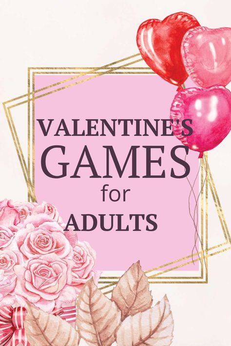 Valentine's games for adults. Valentine's games for couples. Christian Valentines Party, Church Valentines Party, Valentines Games For Couples, Valentine's Games, Valentines Theme Party, Church Valentines, Valentine Dinner Party, Galentines Day Ideas, Valentine's Day Party Games