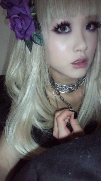 Rokku Gyaru, Gyaru Style, Blair Waldorf, Old Love, Purple, Makeup, Hair, Make Up