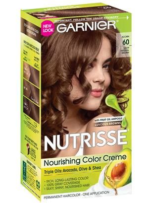 Light Brown Hair Dye, Garnier Hair Color, Natural Brown Hair, Pelo Cafe, Color Conditioner, Shaggy Bob, Brown Hair Dye, Hair Color Chart, Temporary Hair Color