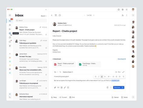 Flowmail - Email Client App Ux Elements, Mail Inspiration, Dashboard Interface, Agency Website Design, Data Map, App Ideas, Directory Design, Ui Design Website, Email Client