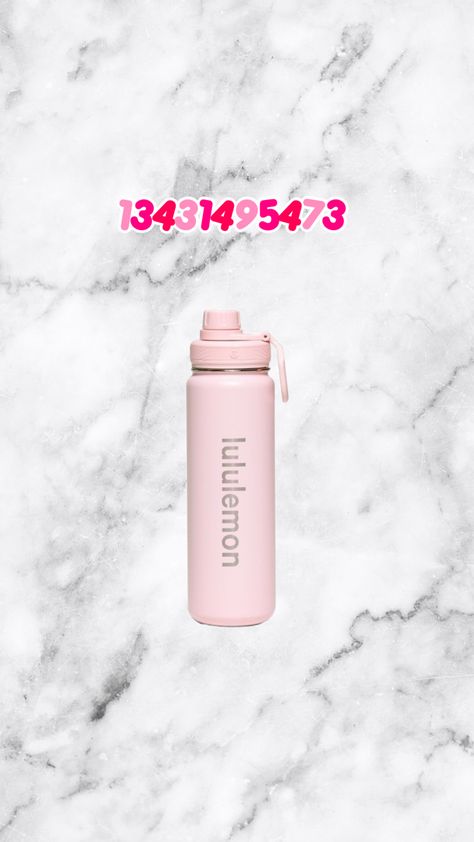 Bloxburg Water Bottle Code, Bloxburg Mini Fridge Decals, Tampon Decal Bloxburg, Bloxburg Decals For Kitchen, Bloxburg Lululemon Store, Kitchen Bloxburg Codes, Stanley Cup Bloxburg Decal, Costal Outfit Codes Bloxburg, Make Up Decals Bloxburg