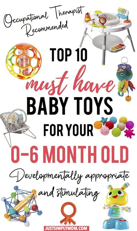 Top 10 Must Have Baby Toys for Your Newborn to 6 month Old - Just Simply Mom Baby Toy Box, Toys For Infants, Baby Toy Storage, 4 Month Old Baby, Wood Baby Toys, Best Baby Toys, Babies Stuff, 3 Month Old Baby, Baby Toys Diy