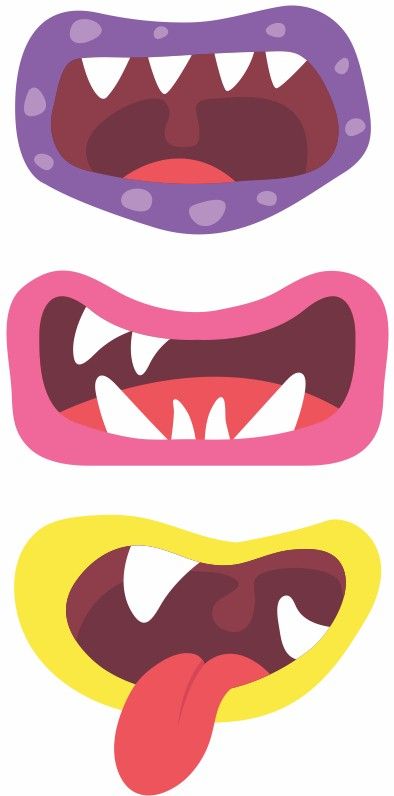 monster-mouths-printable2 - Free Kids Crafts Mouth Template, Little Monster Party, Monster Mouth, Felt Monster, Monster Craft, Monster Mask, Monster Crafts, Monster Eyes, Monster Birthday Parties