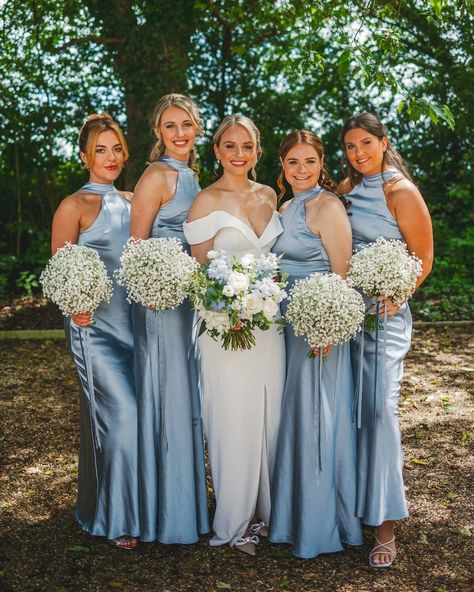 💙 Blue is one of the most popular colours for bridesmaids, and there's no wonder! From pastel to powder, baby and sky, it's a calming shade that spreads good vibes throughout the big day. 🌊 Click the link in our bio for 45 stunning something blue bridesmaids dresses to inspire your bridal party: https://onefabday.com/blue-bridesmaids-dresses/ 📸 1: @mashaida.co 📸 2: @rebeccasigetyphotography 📸 3: @navyblurphotography 📸 4: @annagphotography_ 📸 5: @elouisephoto 📸 6: @photographyby_ciara ... Pastel Blue Bridesmaid, Pastel Blue Bridesmaids Dresses, Bridesmaid Dress Shades, Pastel Bridal Party, Powder Blue Bridesmaid Dress, Baby Blue Bridesmaid Dresses, Blue Bridesmaids Dresses, Light Blue Bridesmaid Dresses, Reception Styling