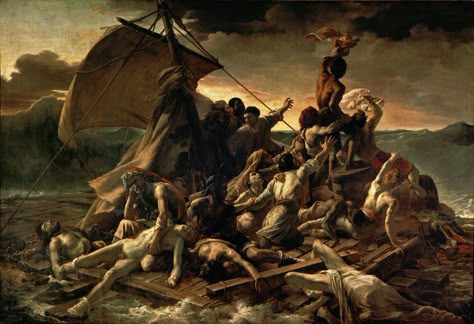 The Raft Of Medusa, Théodore Géricault, 1819 Raft Of The Medusa, Medusa Painting, Gunung Fuji, Istoria Artei, Most Famous Paintings, French Paintings, Francisco Goya, Caspar David Friedrich, History Painting