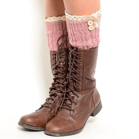 Nwt Boot Leg Warmers With Lace Button Accent Leg Warmers Lace, Lace Socks With Boots, Boot Leg Warmers, Socks For Boots, Cute Leg Warmers, Boot Warmers, Boots With Leg Warmers, Lace Leg Warmers, Lace Button