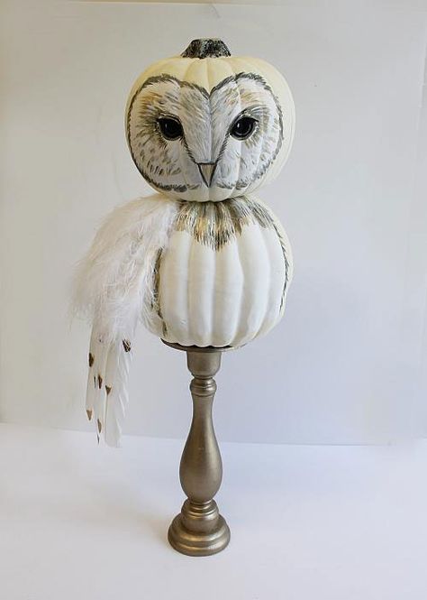 Pumpkin Decorating Ideas, Dekorasi Halloween, Owl Pumpkin, Labu Halloween, Halloween Decor Diy, Pumpkin Decorating Contest, No Carve Pumpkin Decorating, Easy Pumpkin Carving, Hallowen Ideas