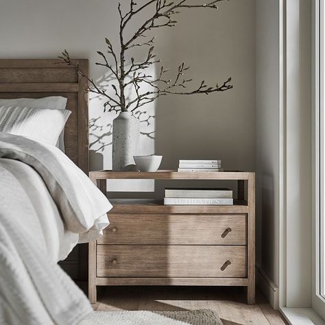 Charging Nightstand, Wood Canopy Bed, Wood Armoire, Queen Upholstered Bed, Solid Wood Bed, Wood Nightstand, Master Bedrooms Decor, Bedroom Storage, Unique Furniture