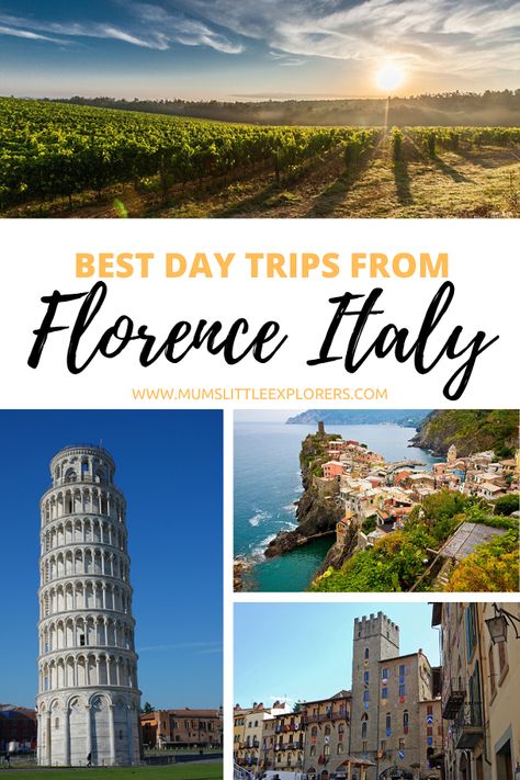 12 Best Day Trips from Florence You Won't Want to Miss! Day Trips From Florence Italy, Day Trips From Florence, Florence City, Medieval Tower, Italy Florence, Century City, Travel Italy, European Destinations, Medieval Town