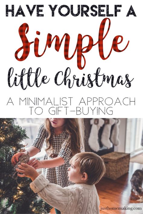 Christmas Gift Planning, Minimal Christmas Gifts For Kids, Simple Christmas Gifts For Kids, Simple Christmas Gifts For Family, Simple Christmas Gifts, Simplify Christmas, Budget Friendly Christmas Gifts, Christmas Presents For Girls, Minimalist Kids