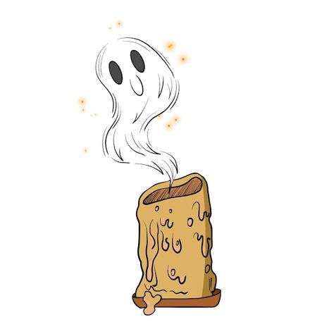 Ghost Flying, Procreate Drawings, Fly Drawing, Candle Drawing, Ghost Drawing, Ghost Candles, Spooky Things, 2024 Art, Horror Tattoo