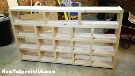 How to Build a Game Console Cabinet | HowToSpecialist - How to Build, Step by Step DIY Plans Video Game Console Shelf, Video Game Console Storage, Game Console Shelf, Video Game Shelf, Video Game Organization, Video Game Storage, Diy Video Game, Retro Games Room, Console Shelf