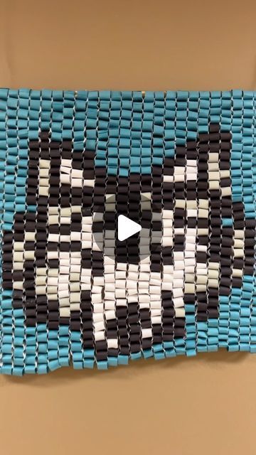 Trista Johnson on Instagram: "Paper chain pixel art, a collaborative art lesson.

Students learn in 21st-century skills and working together

Collaboration, hard work, task assignments and more…

Excellent collaboration lesson!

Comment BLOG if you would like to read more about Collaborative art lessons in my website artwithtrista.com" Paper Chain Art, School Entrance, Paper Chain, Work Task, 21st Century Skills, Paper Chains, Camp Ideas, Collaborative Art, Art Lesson