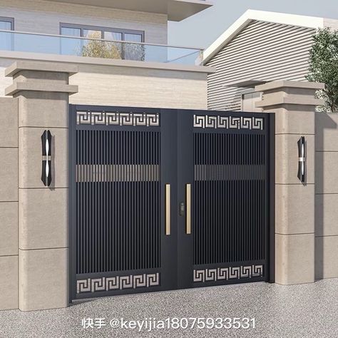 Milango Ya Panel, Main Gates Design Modern, Iron Main Gate Design Indian, Home Gate Design Front Entry, Ms Gate Design Modern, Gate Pillar Design Modern, Sliding Main Gate Design, Main Grill Gate Design, Steel Main Door