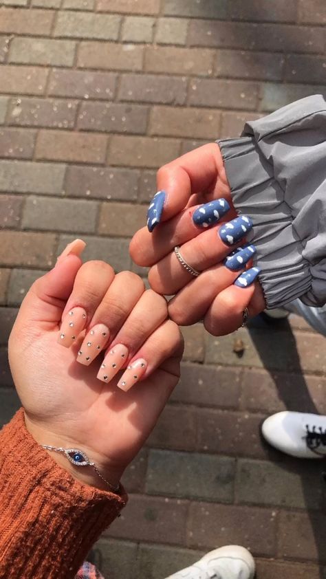 #besties #nails #aesthetic #recipe #christmas #tiktok #ideas Bestie Nails Ideas Matching Short, Matching Nail Sets For Best Friends, Bestie Nails Ideas Matching, Bestie Nails Friends, Bestie Nails Ideas, Matching Nails With Bff, Matching Bestie Nails, Lilac Manicure, Best Friend Nails