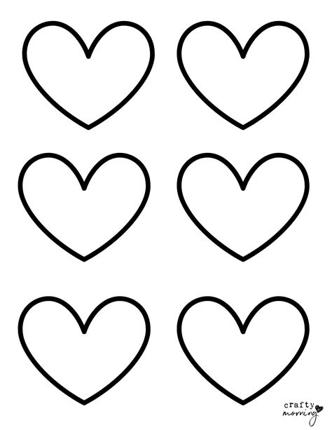 10 Free Printable Heart Templates Free Printable Hearts, Heart Coloring Pages Free Printable, Craft Templates Printable, Heart Templates Free Printables, Printable Heart Template, Inspiration Journal, Footprint Crafts, Heart Coloring Pages, Egg Carton Crafts