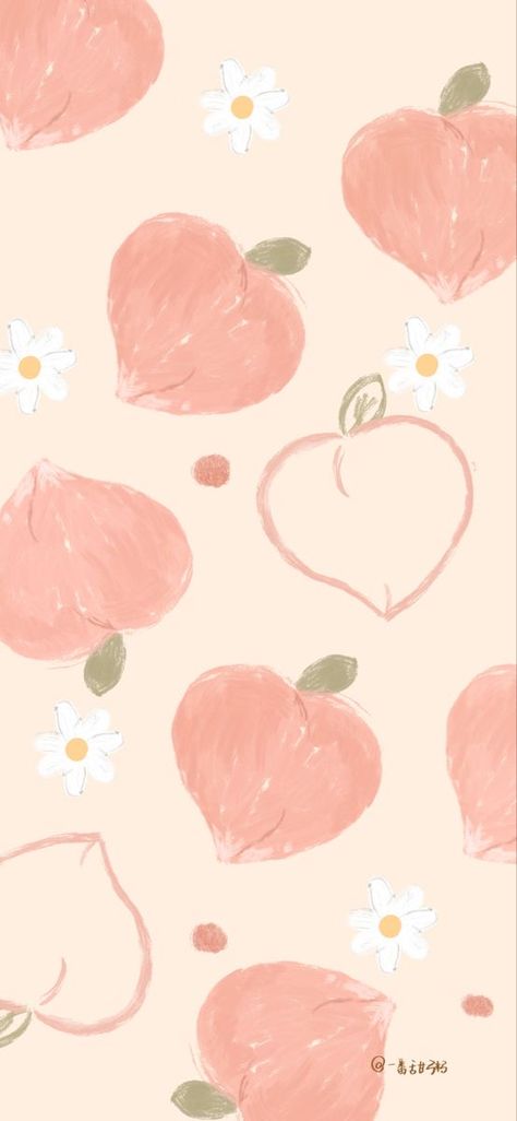 Aesthetic Peach Wallpaper Iphone, Pastel Peach Wallpaper, Food Animation, Drawing List, Mobile Background, Cute Home Screen Wallpaper, Wallpaper Notebook, Cute Home Screens, Peach Wallpaper