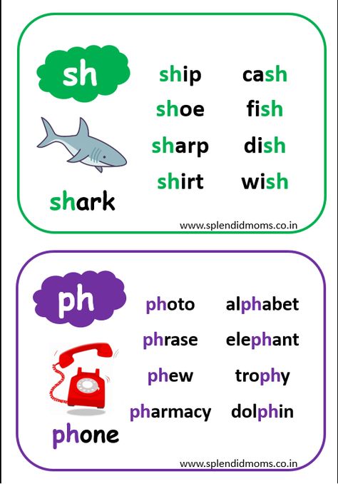 Digraphs Worksheets For Grade 1, Ph Words Phonics, Th Sound Worksheet, Ph Sound Words, Ch Digraph Activities, Ph Phonics, Ph Sound, Ch Phonics, Th Sound