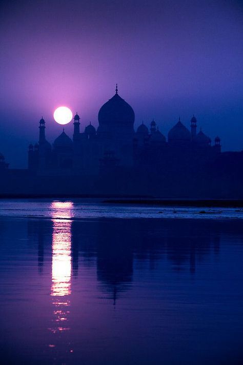 Sometimes I must be silent For that is the only way To know a little better, To think a little wiser, To become a little more perfect, To claim God a little sooner. No matter which path you follow ... تاج محل, Fesyen Islam, Taj Mahal India, Arsitektur Masjid, Beautiful Moon, Jeddah, Incredible India, Agra, Belle Photo