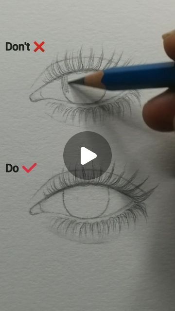 laxmi sah on Instagram: "Eye tutorial 👁✔  . Dm for commission artwork/paid artwork 📩 . . #drawing #sketch #eyetutorial #eye #tutorial #howtodraw #artistlaxmisah" Drawing People Eyes, Eyes To Sketch, Simple Eye Sketch For Beginners, Eye Lashes Drawing Step By Step, Male Drawings Sketches, How To Draw An Eye For Beginners, Eye Drawing Outline, Easy Hair Sketch, Eyes Tutorial Sketch