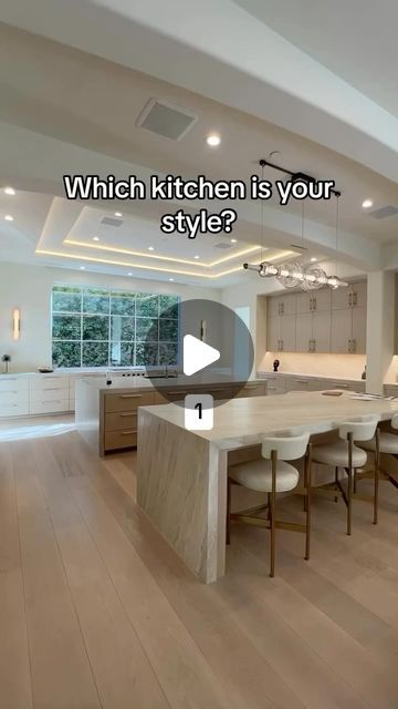 Dream Homes of Texas on Instagram: "Which kitchen would you choose? Comment below 👇🏼 

Video by @anooriestates 

#fyp #foryou #kitchen #dreamkitchen #dreamhome" Huge Kitchen Luxury, Suburban Kitchen, Kitchen Luxury, Huge Kitchen, Kitchens Luxury, Luxury Homes Dream Houses, Dream Houses, Dream Homes, Dream Kitchen