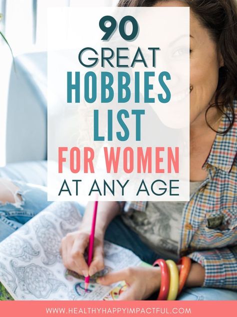 Hobbies For Women In Their 40s, Outdoor Hobbies For Women, Hobbies For Retired Women, Fun Hobbies For Women, Retirement Activities, Easy Hobbies, Best White Elephant Gifts, Retirement Lifestyle, Hobbies For Adults